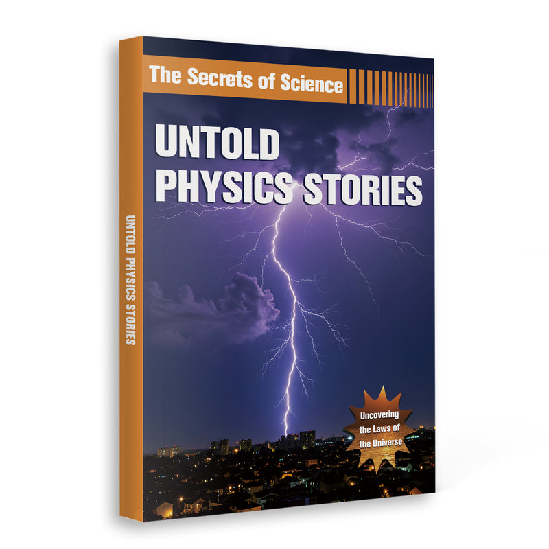 Untold Physics Stories Science Book for Kids cover