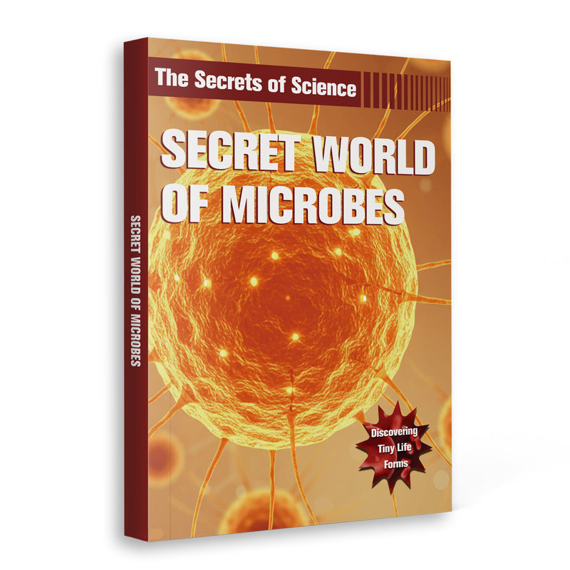Secret World of Microbes Science Book for Kids cover