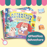 Attention Adventure 5-Book Focus Activity Set physical printed book product image 1, ISBN 9798895056127