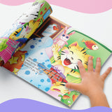 Printed animal story book for imagination, gentle learning, and vocabulary