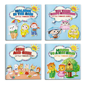 Little Tikes Series 4-Book Set for Kids, Early Learning Picture Book Collection for Social Skills, Daily Life, Family Themes, and Interactive Storytime Fun