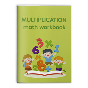 Multiplication Math Workbook basic facts cover