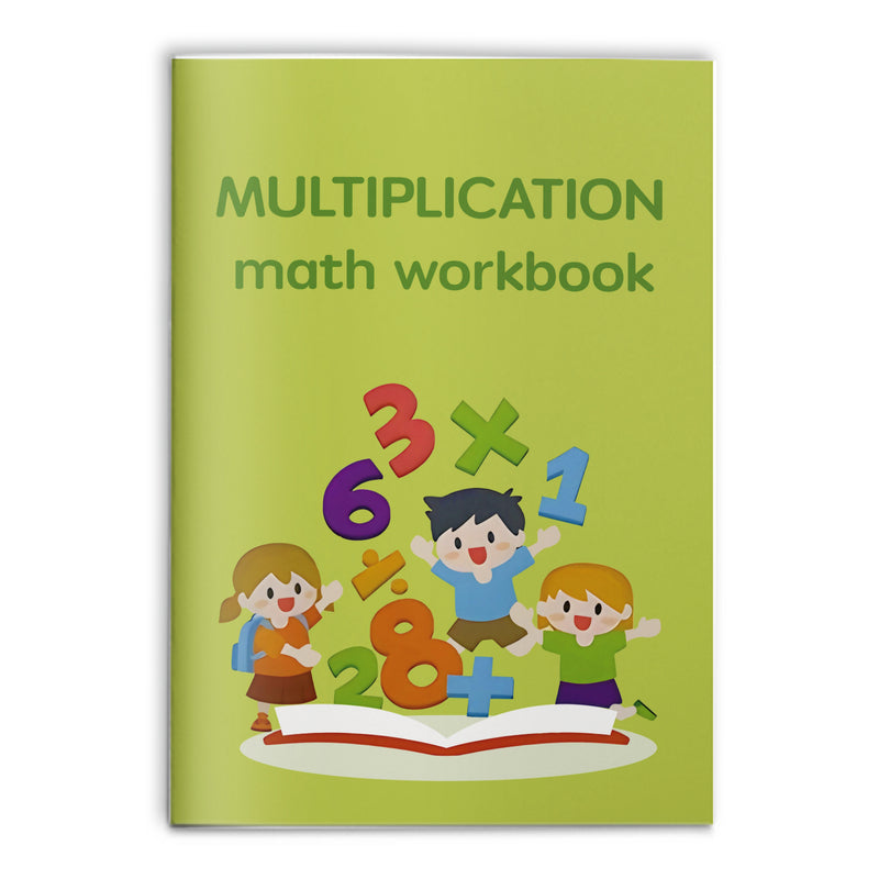 Multiplication Math Workbook basic facts cover