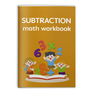 Subtraction Math Workbook basic facts cover