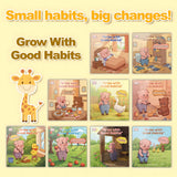 Printed 9-book good habits set for character building and preschool growth
