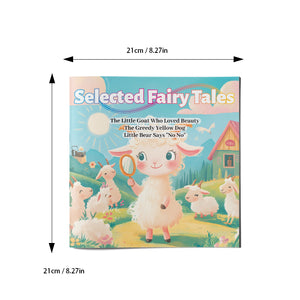 Children's picture story collection with little goat, yellow dog, and little bear tales