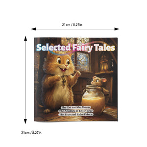 Children's picture story collection with cat, mouse, little bear, and prince stories