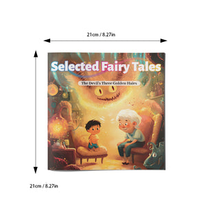Children's Devil's Three Golden Hairs fairy tale picture book for family reading