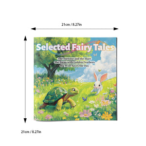 Children's picture story collection with tortoise, hare, swan, and wolf tales