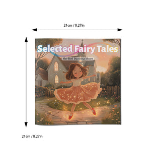 Children's Red Dancing Shoes classic fairy tale picture book for family reading