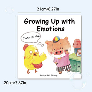 Growing Up with Emotions 10-Book Set for Kids, Early Learning Picture Book Collection for Feelings, Emotional Expression, Social Skills, and Preschool Growth