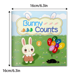 Bunny-themed counting book for number recognition and preschool math readiness