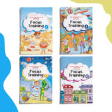 Interactive Recognition Series: Help Kids Improve Concentration with Coloring and Exercise Books Series Set style5
