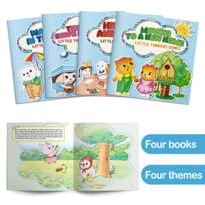 Little Tikes Series 4-Book Set for Kids, Early Learning Picture Book Collection for Social Skills, Daily Life, Family Themes, and Interactive Storytime Fun