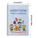 Kids basic addition workbook with daily sum practice