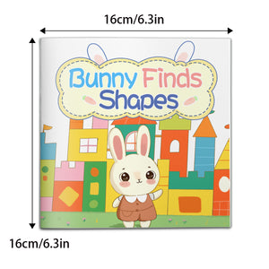 Bunny-themed shape recognition book for preschool geometry readiness