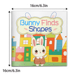 Bunny-themed shape recognition book for preschool geometry readiness
