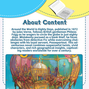 Around the World in 80 Days 3-Book Set: Classic Adventure of Exploration, Travel, and Perseverance