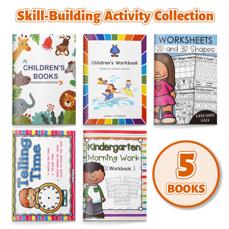 Printed Book Collection: 5-Book Set main cover and printed book set view, image 1, bundle ISBN 9798900664293
