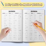 Printed division fact pages for number understanding