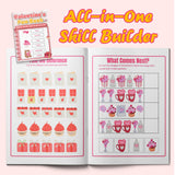 Printed holiday activity book for early learning and lovely surprises