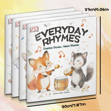 Printed musical story set for listening language counting and math fun