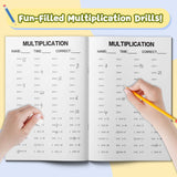 Printed multiplication fact pages for math fluency