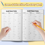 Printed subtraction fact pages for number fluency