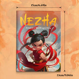 Printed Nezha story book for courage, folklore, and cultural learning