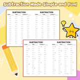 Children practicing daily subtraction review