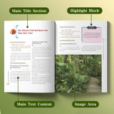 Ages 7-12 plant facts book for screen-free science reading
