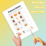 Ages 3-6 pattern activity book for screen-free preschool learning