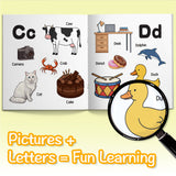ALPHABET – A Fun A to Z Learning Book with Pictures (Saddle-Stitched Edition)