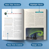 Ages 7-12 astronomy book for screen-free science reading