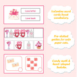 Ages 4-8 Valentine's book for screen-free seasonal play