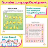 Ages 2-5 rhyme book set for screen-free preschool learning