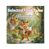 Selected Fairy Tales for Kids, Children’s Picture Story Book Collection Featuring The Fox Borrows the Tiger’s Power, The Little Lamb and the Little Fish, and The Tiger’s Teeth