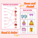 Valentine's Fun Book for Kids product image 5 showing printed book details for screen-free reading and learning