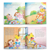 Selected Fairy Tales for Kids, Children’s Picture Story Book Collection Featuring The Fox Borrows the Tiger’s Power, The Little Lamb and the Little Fish, and The Tiger’s Teeth