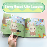 Bunny Counts Early Learning Book for Kids product image 6 showing printed book details for screen-free reading and learning