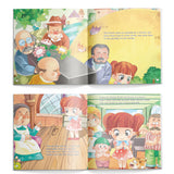 Ages 4-8 Red Dancing Shoes picture book for screen-free bedtime storytime