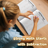Subtraction Math Workbook: Basic Facts product image 6 showing printed book details for screen-free reading and learning