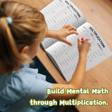 Multiplication Math Workbook: Basic Facts product image 6 showing printed book details for screen-free reading and learning