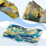 Printed bilingual picture story book about The Ugly Duckling