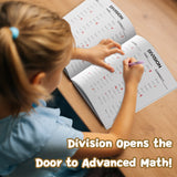 Division Math Workbook: Basic Facts product image 6 showing printed book details for screen-free reading and learning