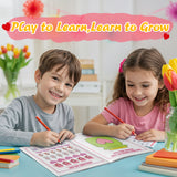 Valentine's Fun Book for Kids product image 7 showing printed book details for screen-free reading and learning