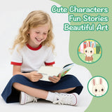 Bunny Finds Shapes Early Learning Book product image 7 showing printed book details for screen-free reading and learning
