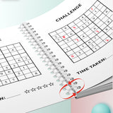 Intermediate and Advanced Level Logic Puzzles Workbook with Number Fill-Ins style9