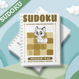 Intermediate and Advanced Level Logic Puzzles Workbook with Number Fill-Ins style9