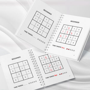 Intermediate and Advanced Level Logic Puzzles Workbook with Number Fill-Ins style9